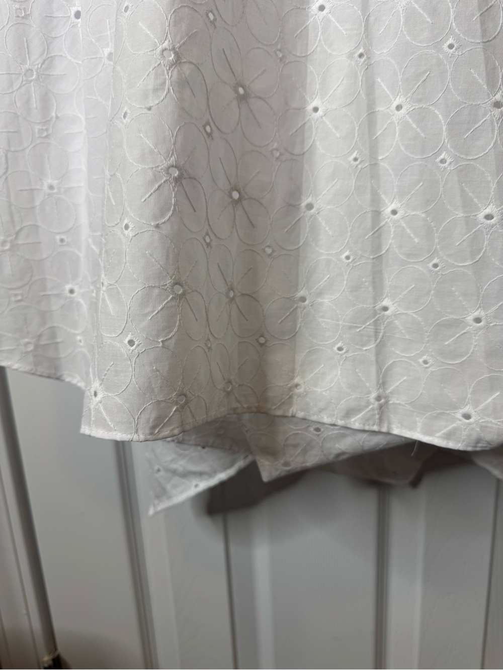Rabbit Rabbit Rabbit White Embroidered Midi Dress - Picture 5 of 5
